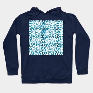 CUT OUT TEAR DROP PATTERN / INDIAN INK Hoodie